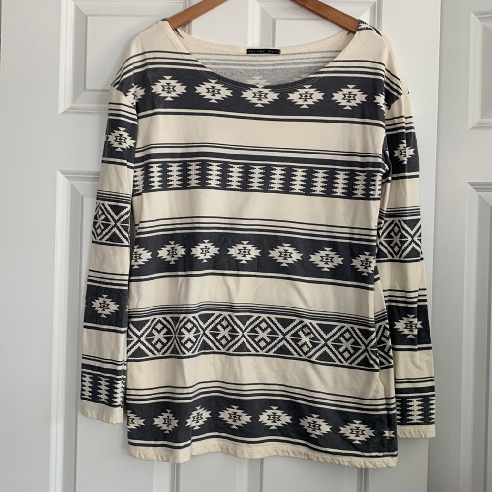 Truly Madly Deeply Urban Outfitters Southwestern Print Tunic
